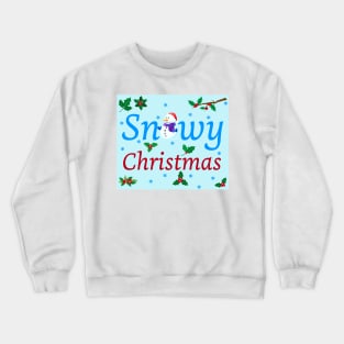 Snowy Christmas Crewneck Sweatshirt